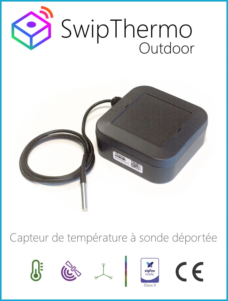 SwipThermo Outdoor — capteur de température extérieure